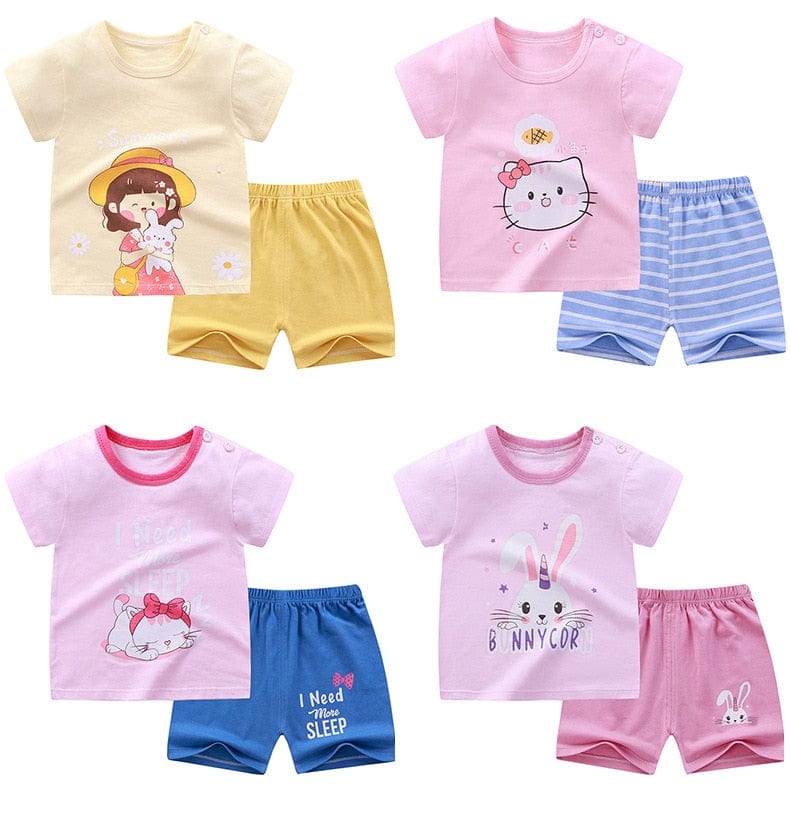 Proactive Baby Baby Clothing CoolPrint Summer Baby Boy Clothes T-Shirt & Pant For Your Little One