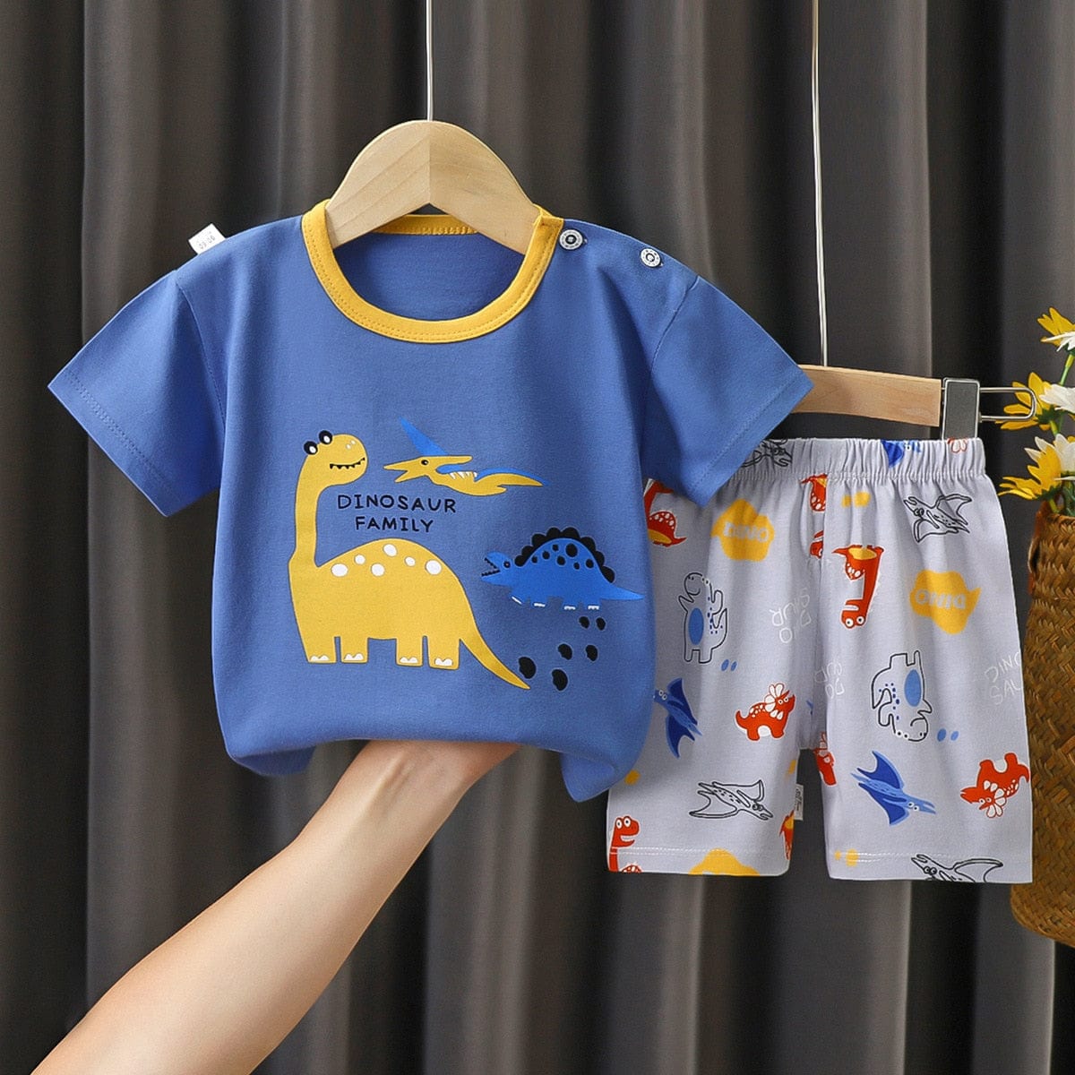 Proactive Baby Dinosaur Love / 2T CoolPrint Summer Baby Clothes 2 pcs T-Shirt & Pant With Quirky Prints
