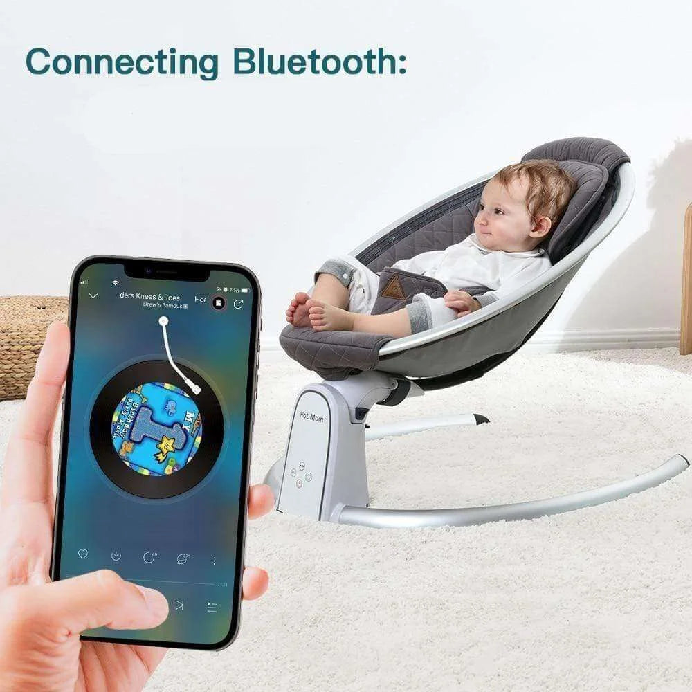 HotMom™ Bluetooth Baby Rocker