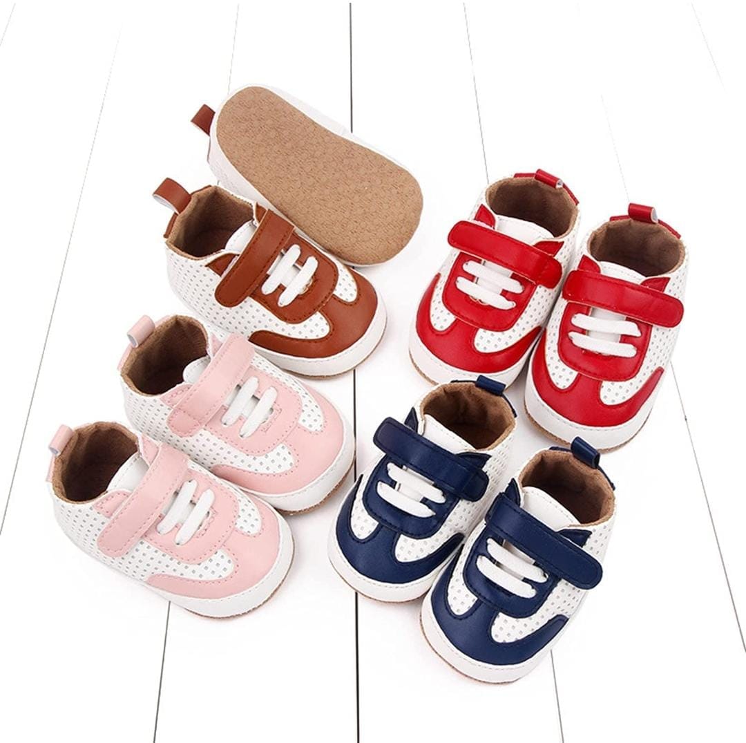 Baby Girls Flower Hook And Loop Sandals, Lightweight Non-slip Comfy Crib  Shoes, Summer - Temu