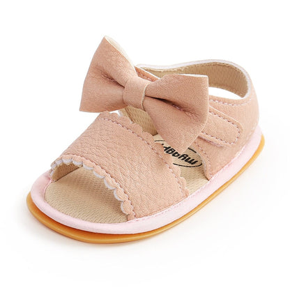 Proactive Baby Baby Footwear Pink / 0-6 Months LoveBaby Summer Breathable Shoes for Baby Girl-Soft Rubber, Sole Anti-Slip & Bowknot