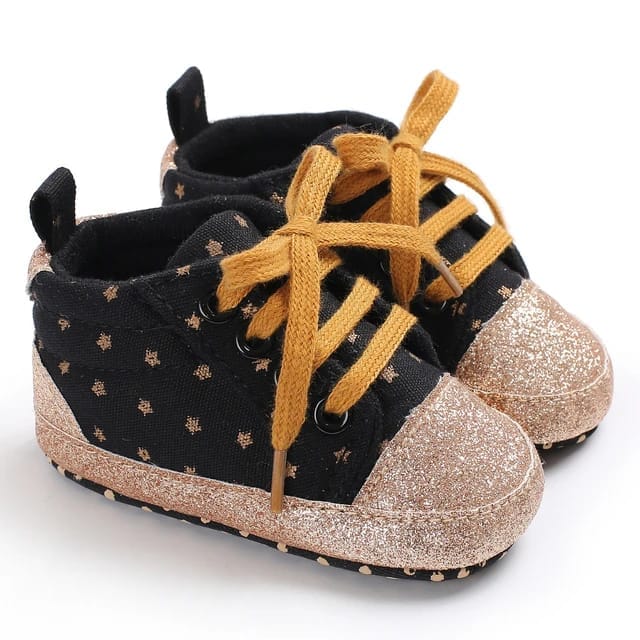 Proactive Baby Baby & Toddler LoveTheRoad Infant Boys/Girls Star/Strip Canvas Shoes  - Soft Sole, Anti-Slip & Strong Shoes