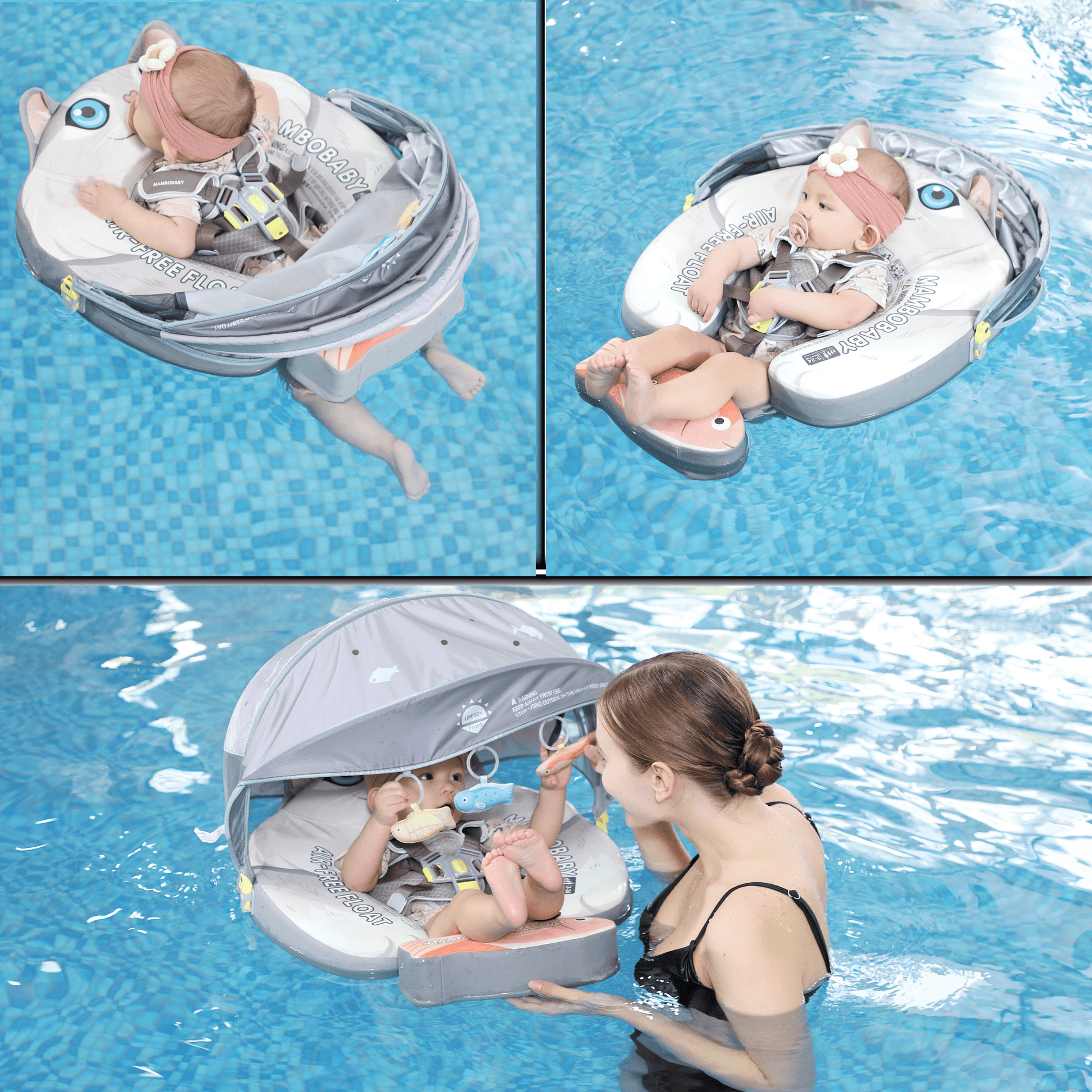 Mambobaby™ Baby Swim Float with Canopy & Safety Seat (3–24 Months) | Cat Edition - 10790228-3d-cover-steamship-m - Proactive Baby