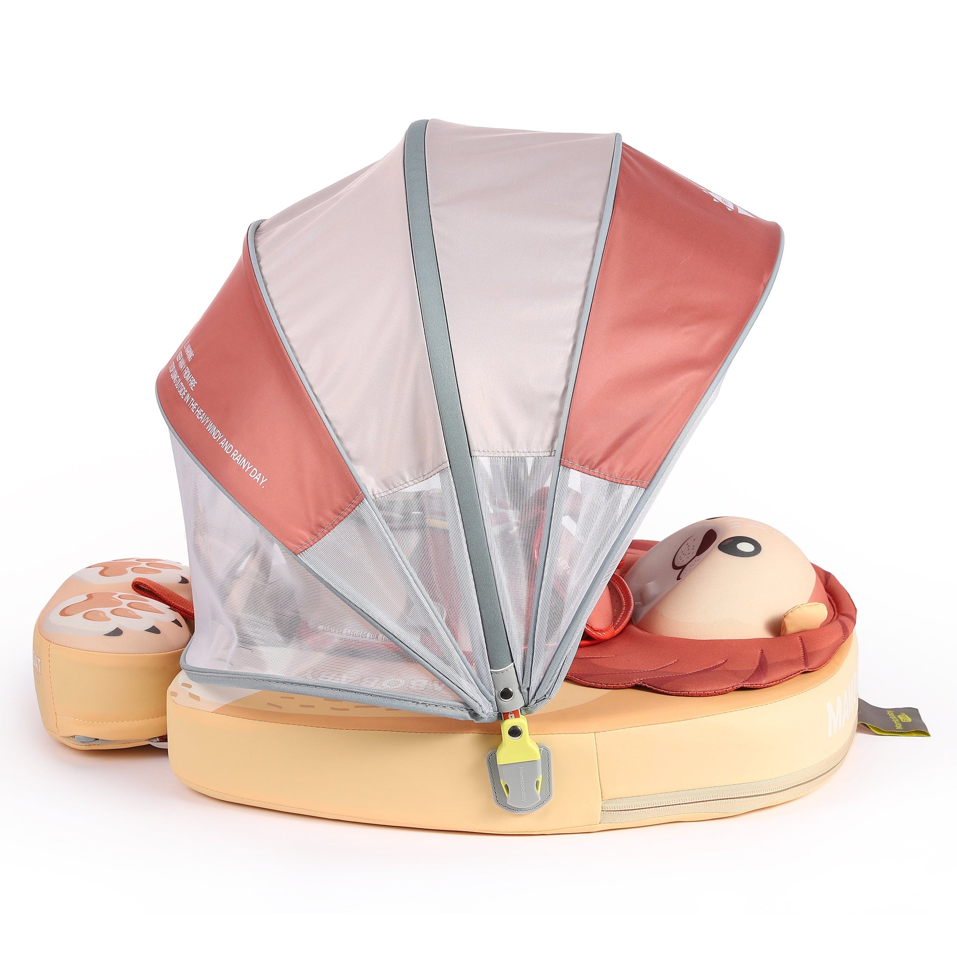 Mambobaby™ Baby Swim Float with Canopy & Safety Seat (3–24 Months) | Daddy Lion Edition - 10790228-3d-cover-steamship-m - Proactive Baby