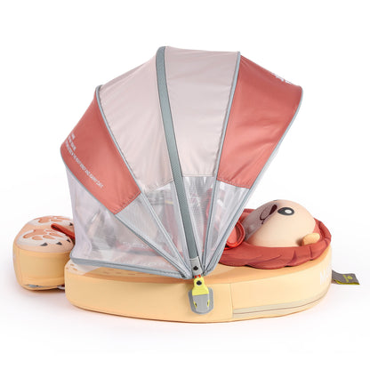 Mambobaby™ Baby Swim Float with Canopy & Safety Seat (3–24 Months) | Daddy Lion Edition - 10790228-3d-cover-steamship-m - Proactive Baby