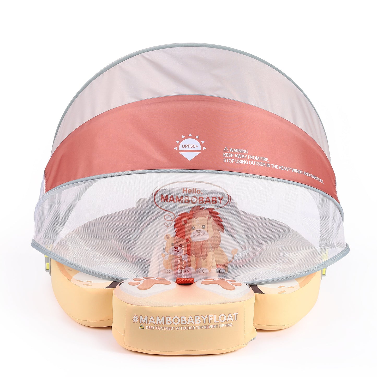 Mambobaby™ Baby Swim Float with Canopy & Safety Seat (3–24 Months) | Daddy Lion Edition - 10790228-3d-cover-steamship-m - Proactive Baby