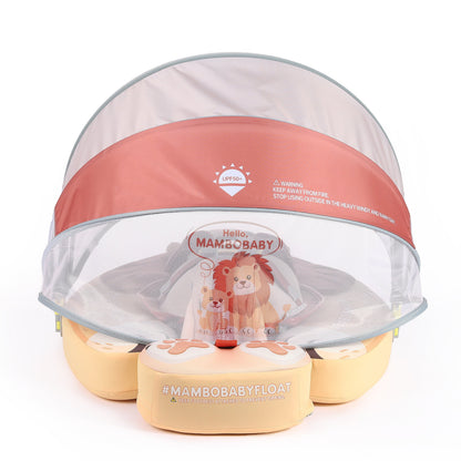 Mambobaby™ Baby Swim Float with Canopy & Safety Seat (3–24 Months) | Daddy Lion Edition - 10790228-3d-cover-steamship-m - Proactive Baby