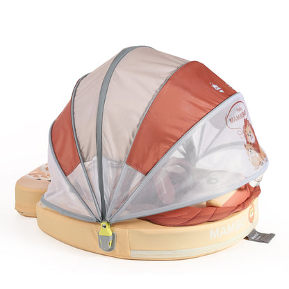 Mambobaby™ Baby Swim Float with Canopy & Safety Seat (3–24 Months) | Daddy Lion Edition - 10790228-3d-cover-steamship-m - Proactive Baby