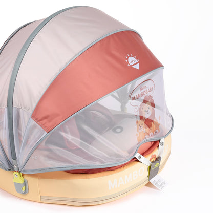 Mambobaby™ Baby Swim Float with Canopy & Safety Seat (3–24 Months) | Daddy Lion Edition - 10790228-3d-cover-steamship-m - Proactive Baby