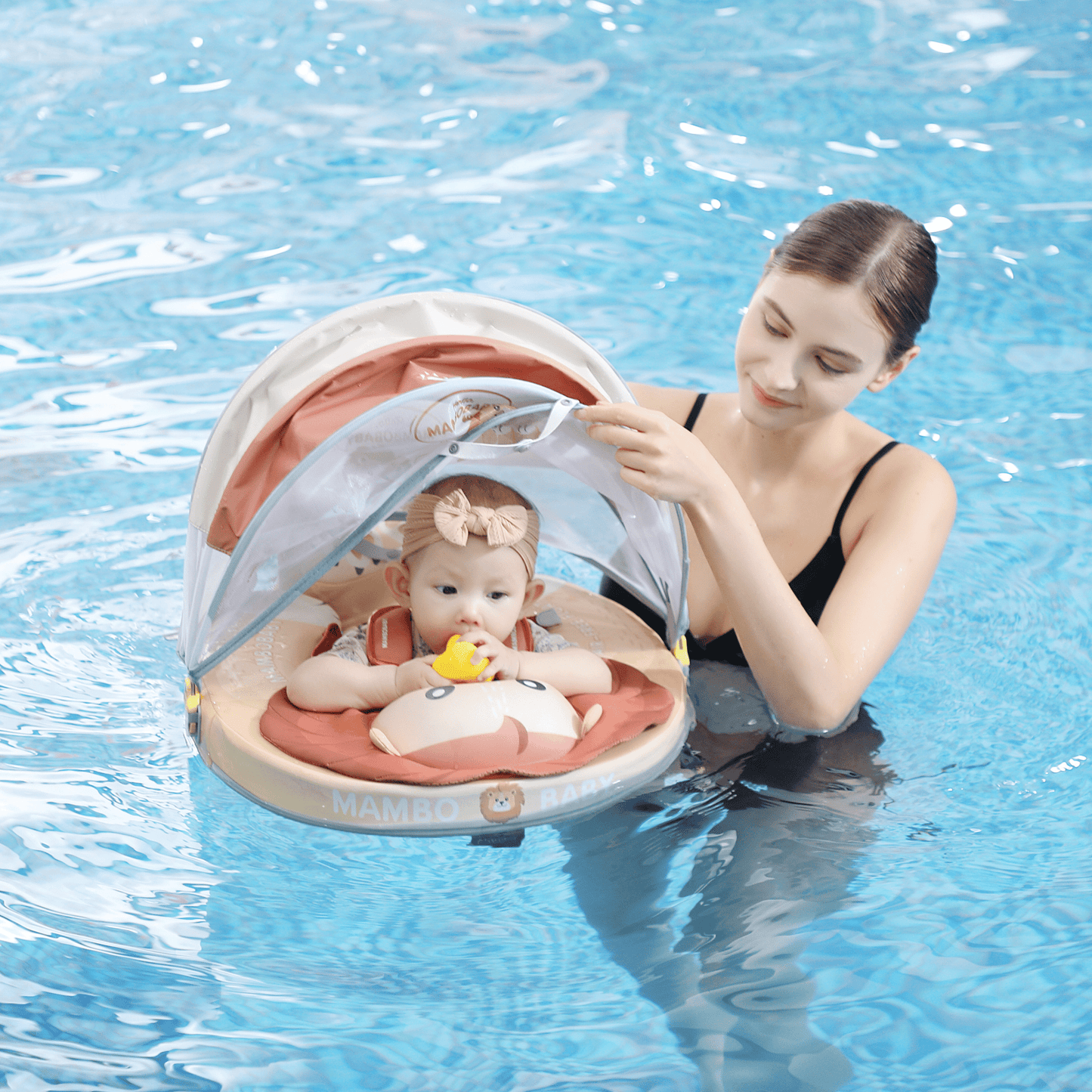 Mambobaby™ Baby Swim Float with Canopy & Safety Seat (3–24 Months) | Daddy Lion Edition - 10790228-3d-cover-steamship-m - Proactive Baby