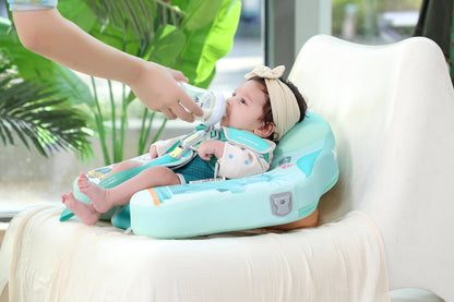 Mambobaby™ Baby Swim Float with Canopy & Safety Seat (3–24 Months) | Magic New York Edition - 10790228-3d-cover-steamship-m - Proactive Baby
