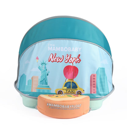 Mambobaby™ Baby Swim Float with Canopy & Safety Seat (3–24 Months) | Magic New York Edition - 10790228-3d-cover-steamship-m - Proactive Baby