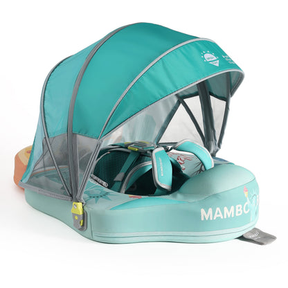 Mambobaby™ Baby Swim Float with Canopy & Safety Seat (3–24 Months) | Magic New York Edition - 10790228-3d-cover-steamship-m - Proactive Baby