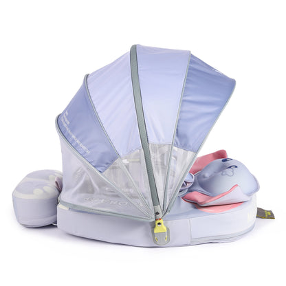 Mambobaby™ Baby Swim Float with Canopy & Safety Seat (3–24 Months) |Mommy Elephant Edition - 10790228-3d-cover-steamship-m - Proactive Baby
