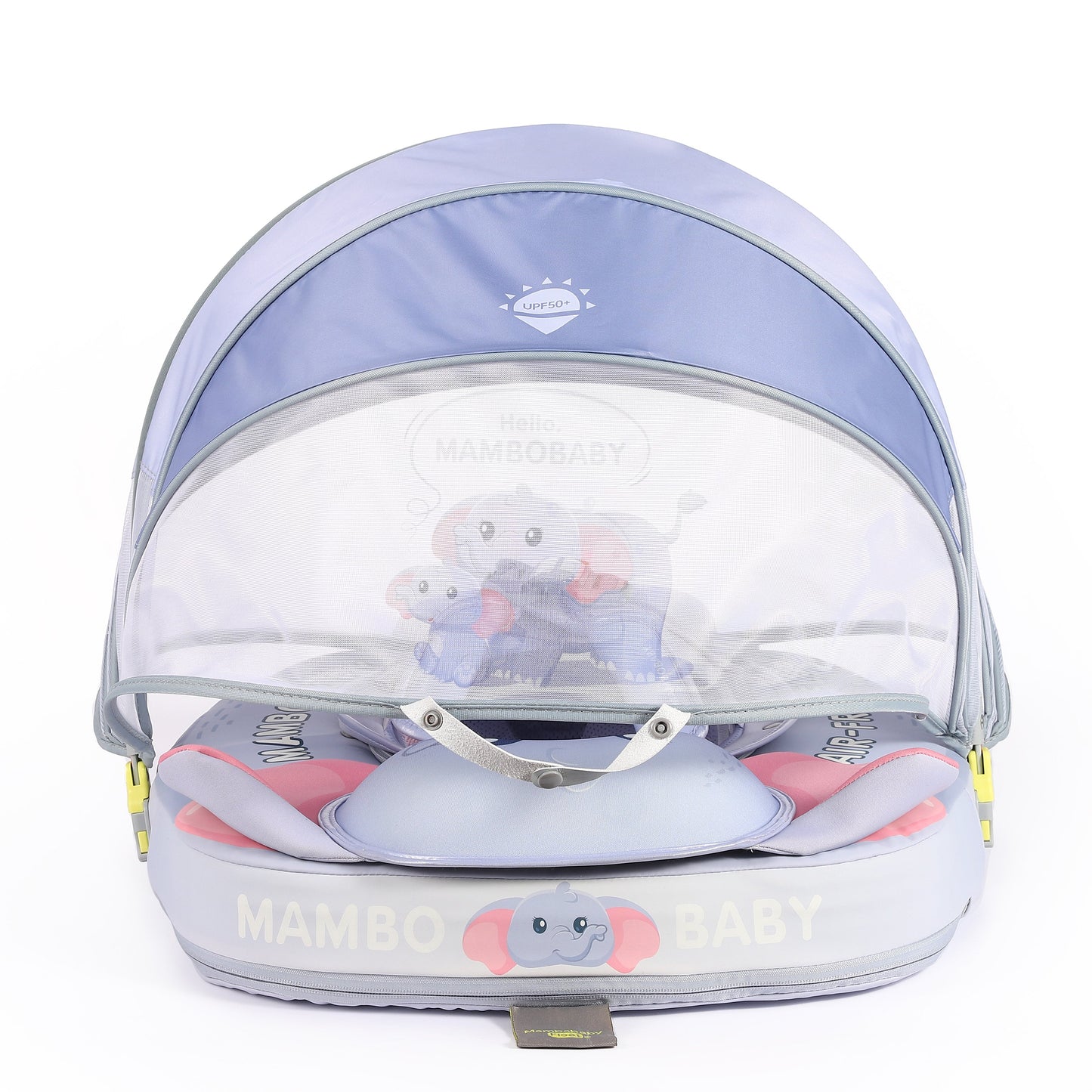Mambobaby™ Baby Swim Float with Canopy & Safety Seat (3–24 Months) |Mommy Elephant Edition - 10790228-3d-cover-steamship-m - Proactive Baby