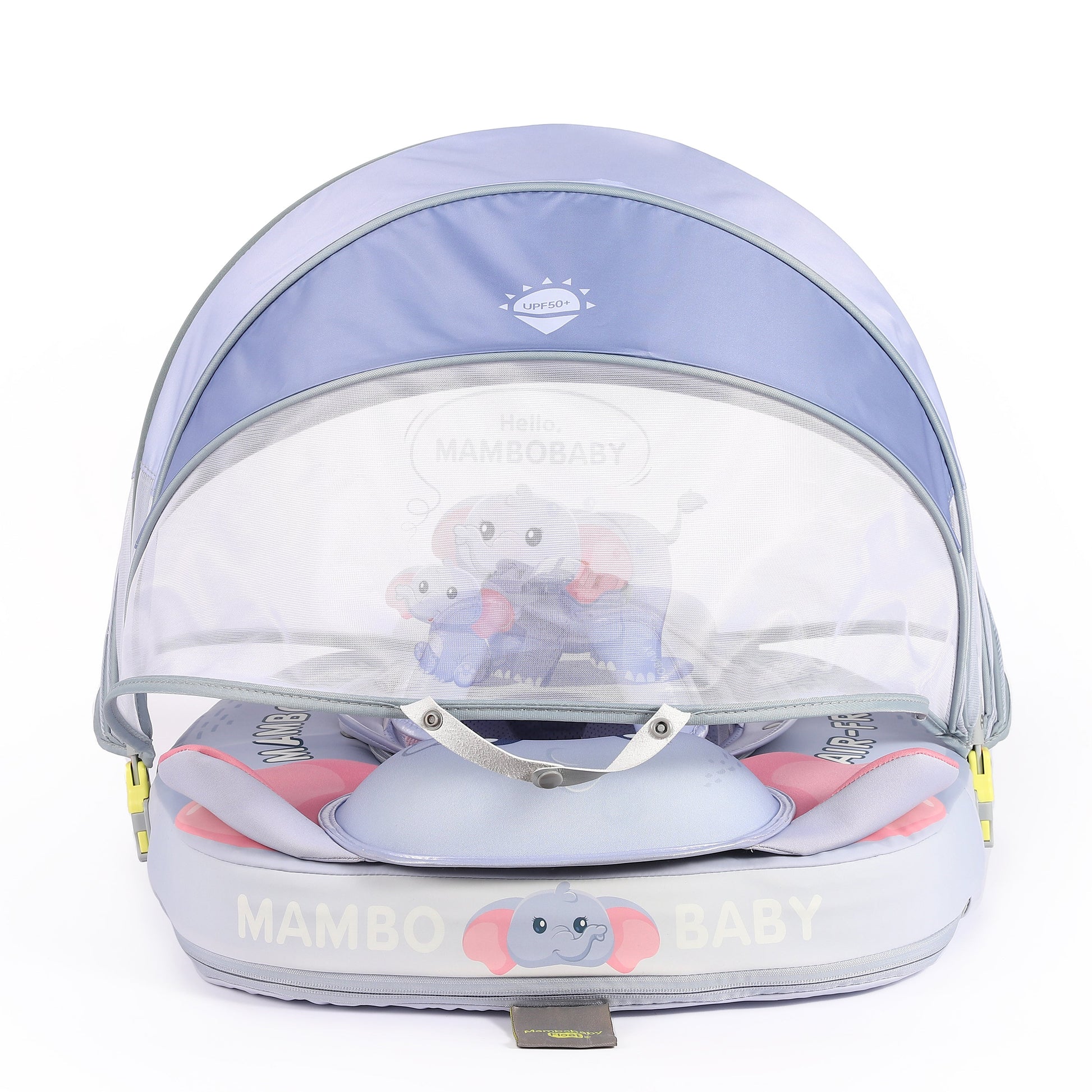 Mambobaby™ Baby Swim Float with Canopy & Safety Seat (3–24 Months) |Mommy Elephant Edition - 10790228-3d-cover-steamship-m - Proactive Baby