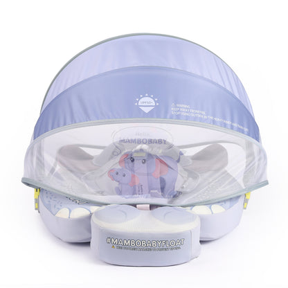Mambobaby™ Baby Swim Float with Canopy & Safety Seat (3–24 Months) |Mommy Elephant Edition - 10790228-3d-cover-steamship-m - Proactive Baby