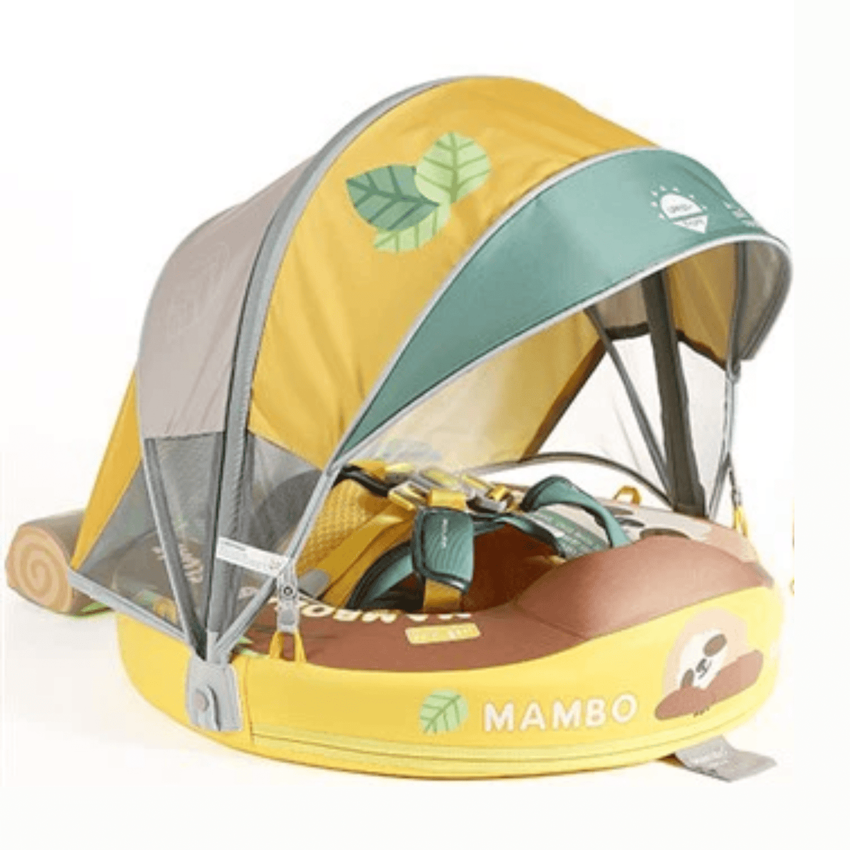 Mambobaby™ Baby Swim Float with Canopy & Safety Seat (3–24 Months) | Sloth Snuggle Edition - 10790228-3d-cover-steamship-m - Proactive Baby