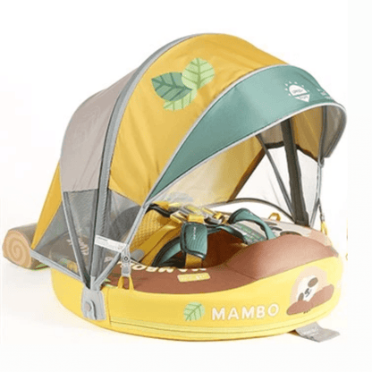 Mambobaby™ Baby Swim Float with Canopy & Safety Seat (3–24 Months) | Sloth Snuggle Edition - 10790228-3d-cover-steamship-m - Proactive Baby