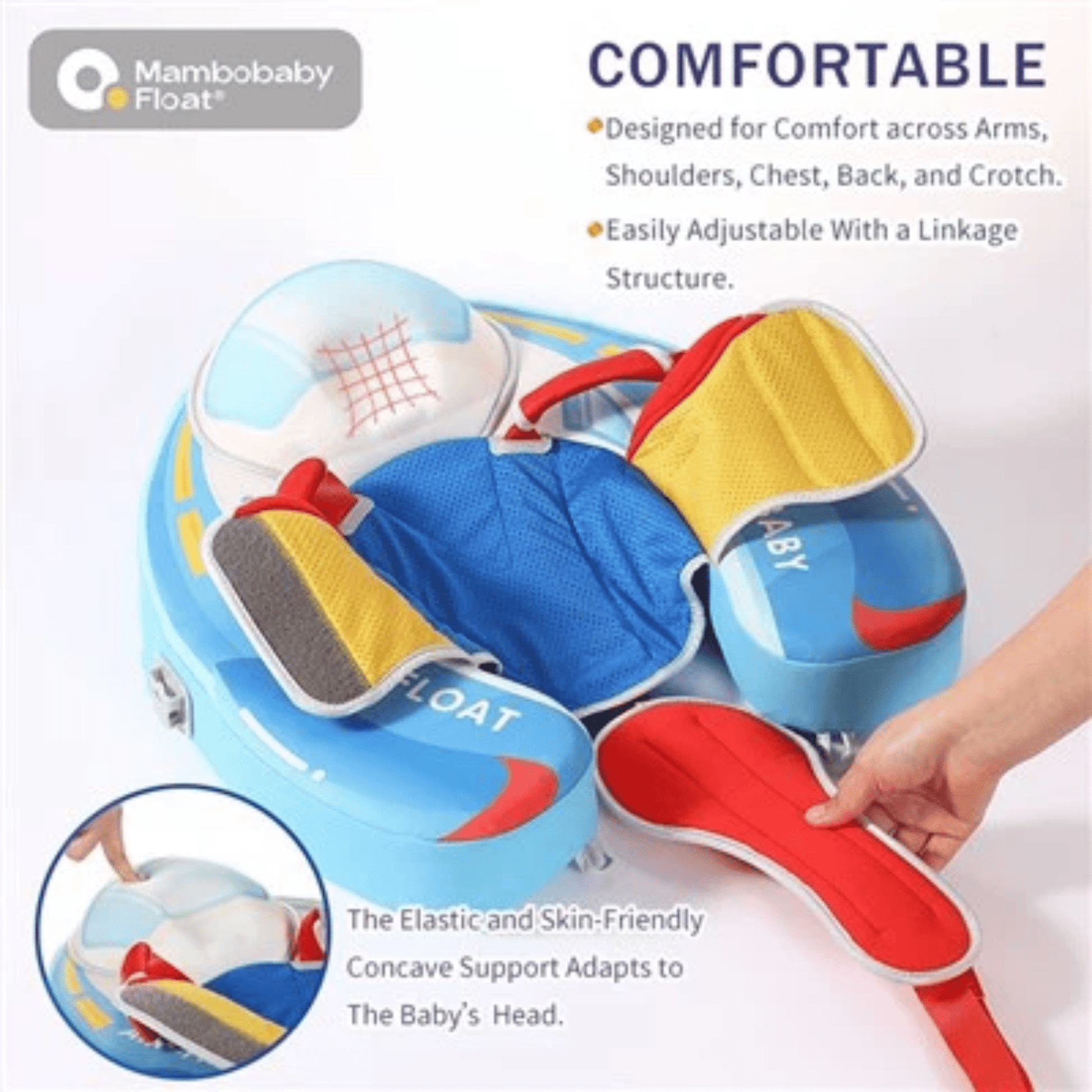 Mambobaby™ Baby Swim Float with Canopy & Safety Seat (3–24 Months) | Speedy Boat Edition - 10790228-3d-cover-steamship-m - Proactive Baby