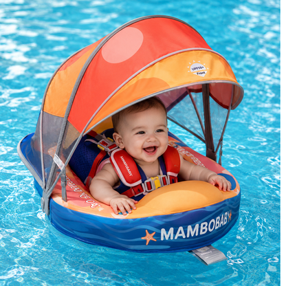 Mambobaby™ Baby Swim Float with Canopy & Safety Seat (3–24 Months) | Starry Fun Edition - 10790228-3d-cover-steamship-m - Proactive Baby