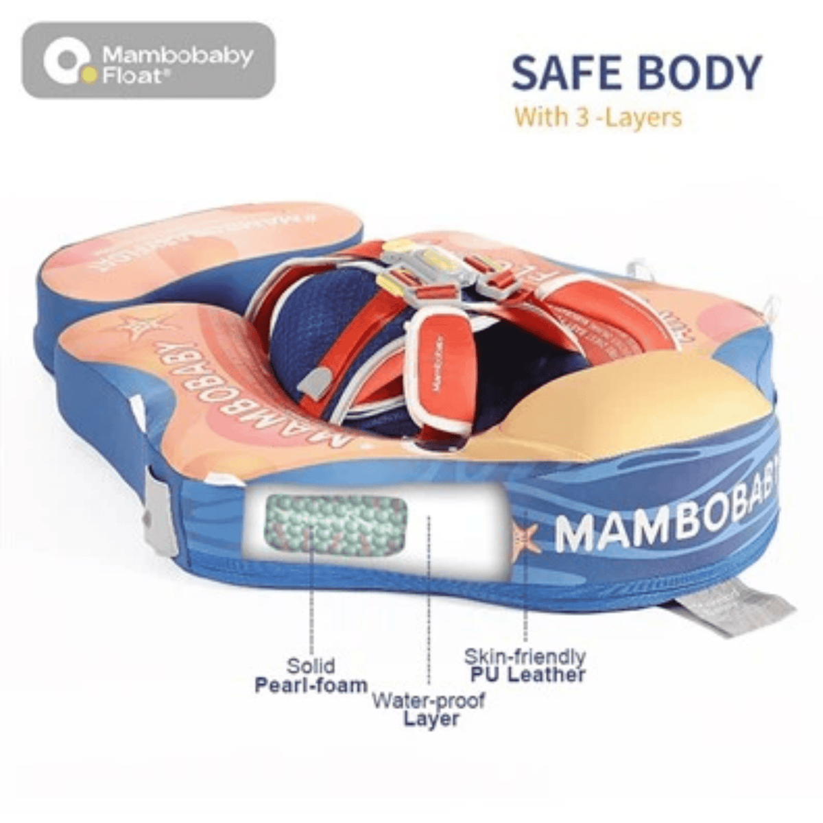 Mambobaby™ Baby Swim Float with Canopy & Safety Seat (3–24 Months) | Starry Fun Edition - 10790228-3d-cover-steamship-m - Proactive Baby