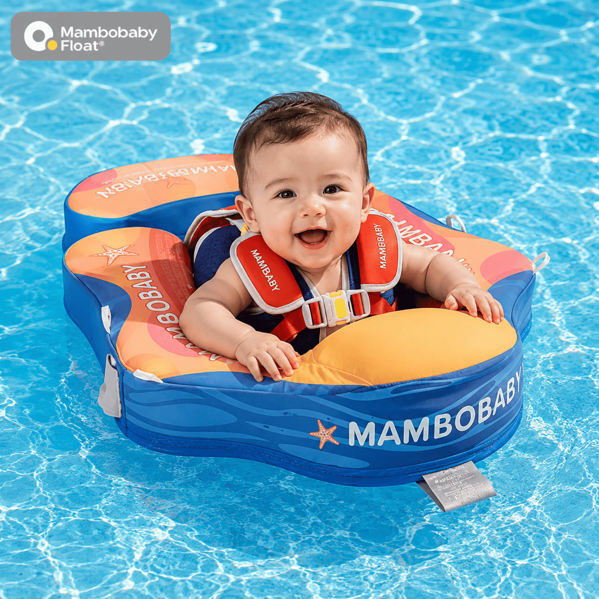 Mambobaby™ Baby Swim Float with Canopy & Safety Seat (3–24 Months) | Starry Fun Edition - 10790228-3d-cover-steamship-m - Proactive Baby