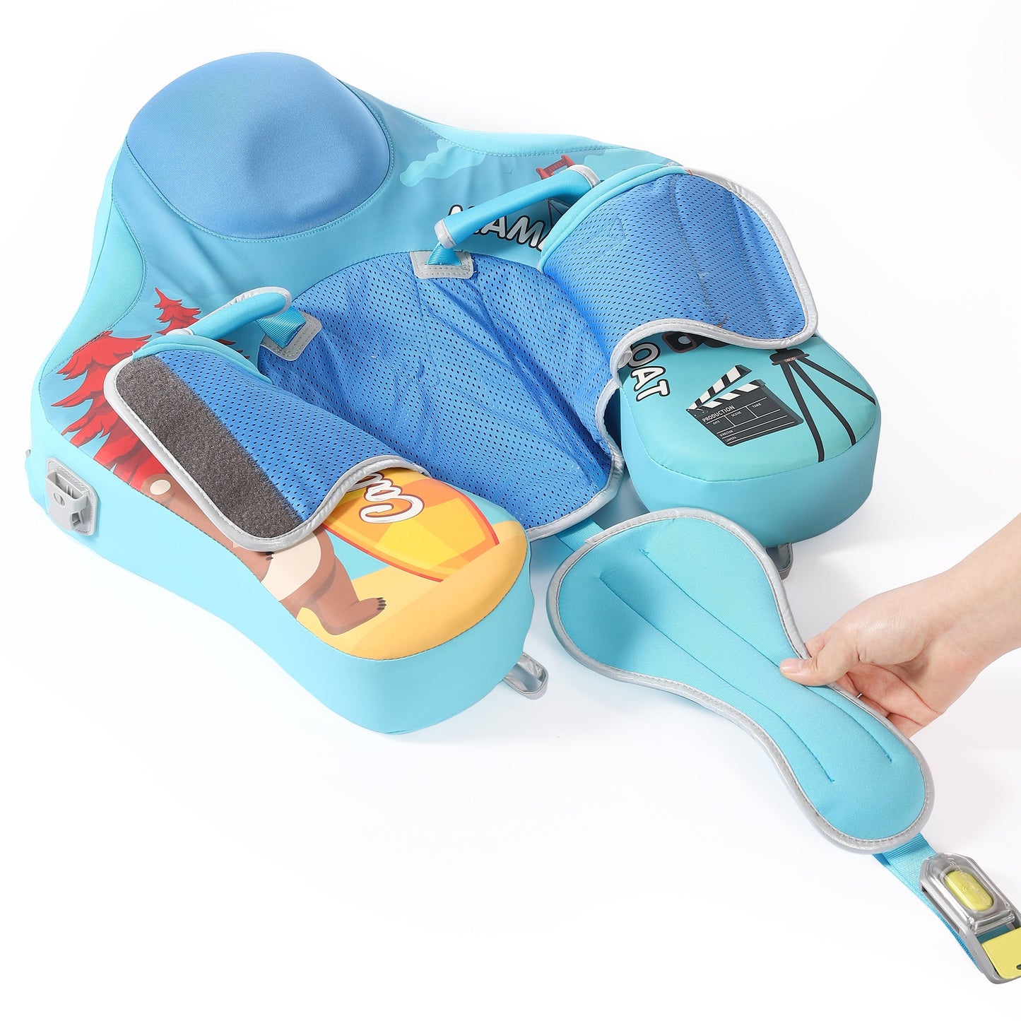 Mambobaby™ Baby Swim Float with Canopy & Safety Seat (3–24 Months) | Sunny California Edition - 10790228-3d-cover-steamship-m - Proactive Baby