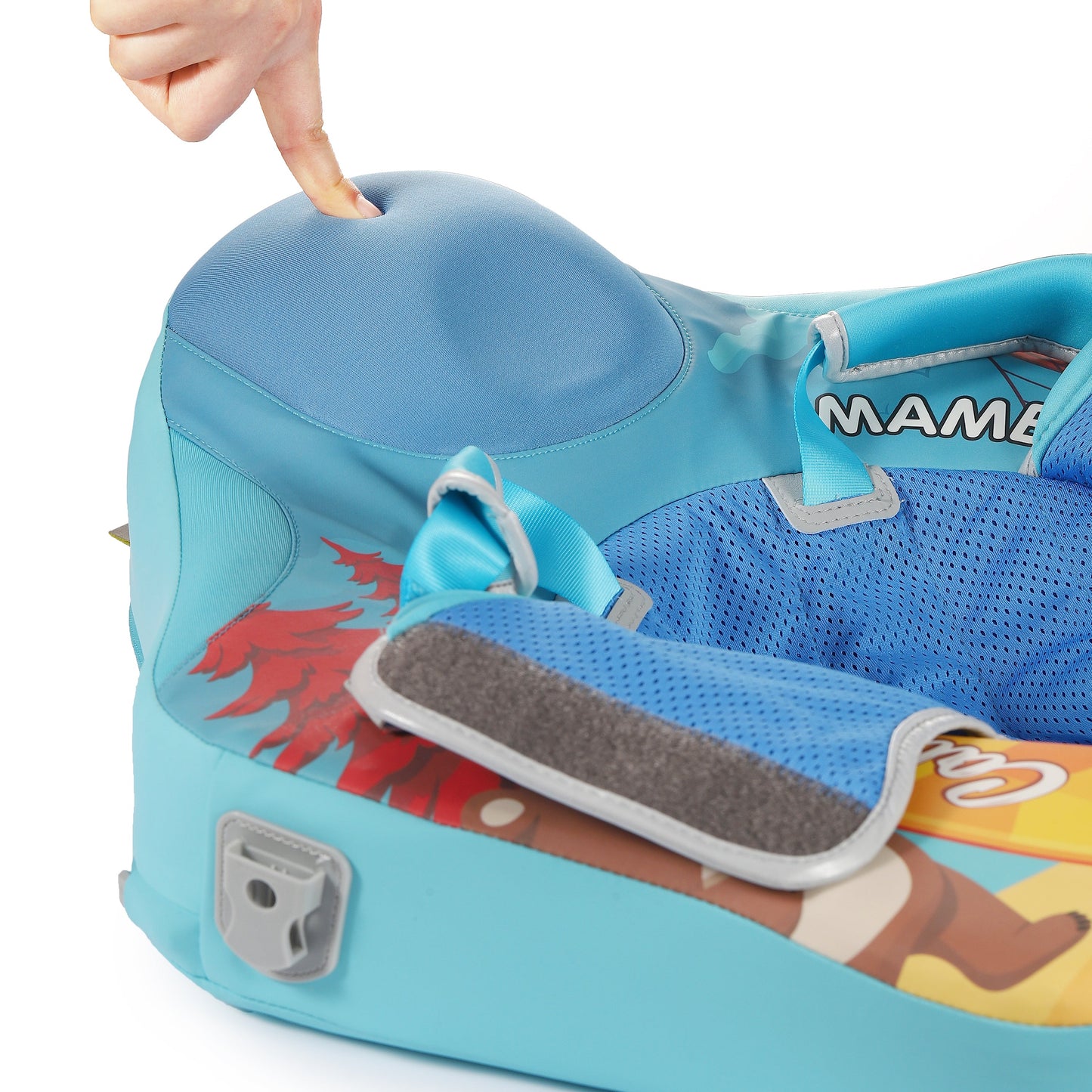 Mambobaby™ Baby Swim Float with Canopy & Safety Seat (3–24 Months) | Sunny California Edition - 10790228-3d-cover-steamship-m - Proactive Baby