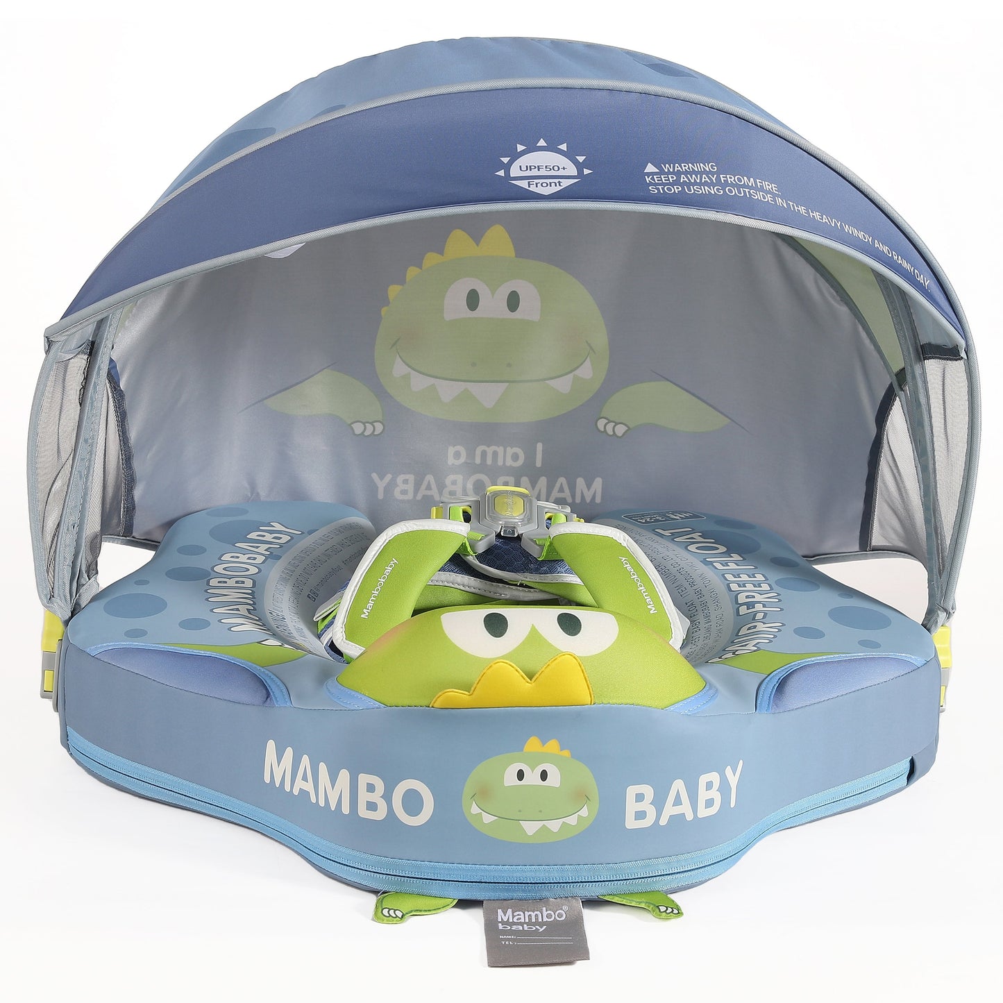 Mambobaby™ Baby Swim Float with Canopy & Safety Seat (3–24 Months) | T - Rex Cuddle Edition - 10790228-3d-cover-steamship-m - Proactive Baby