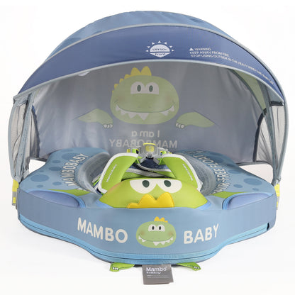 Mambobaby™ Baby Swim Float with Canopy & Safety Seat (3–24 Months) | T - Rex Cuddle Edition - 10790228-3d-cover-steamship-m - Proactive Baby