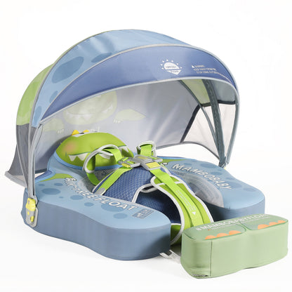Mambobaby™ Baby Swim Float with Canopy & Safety Seat (3–24 Months) | T - Rex Cuddle Edition - 10790228-3d-cover-steamship-m - Proactive Baby