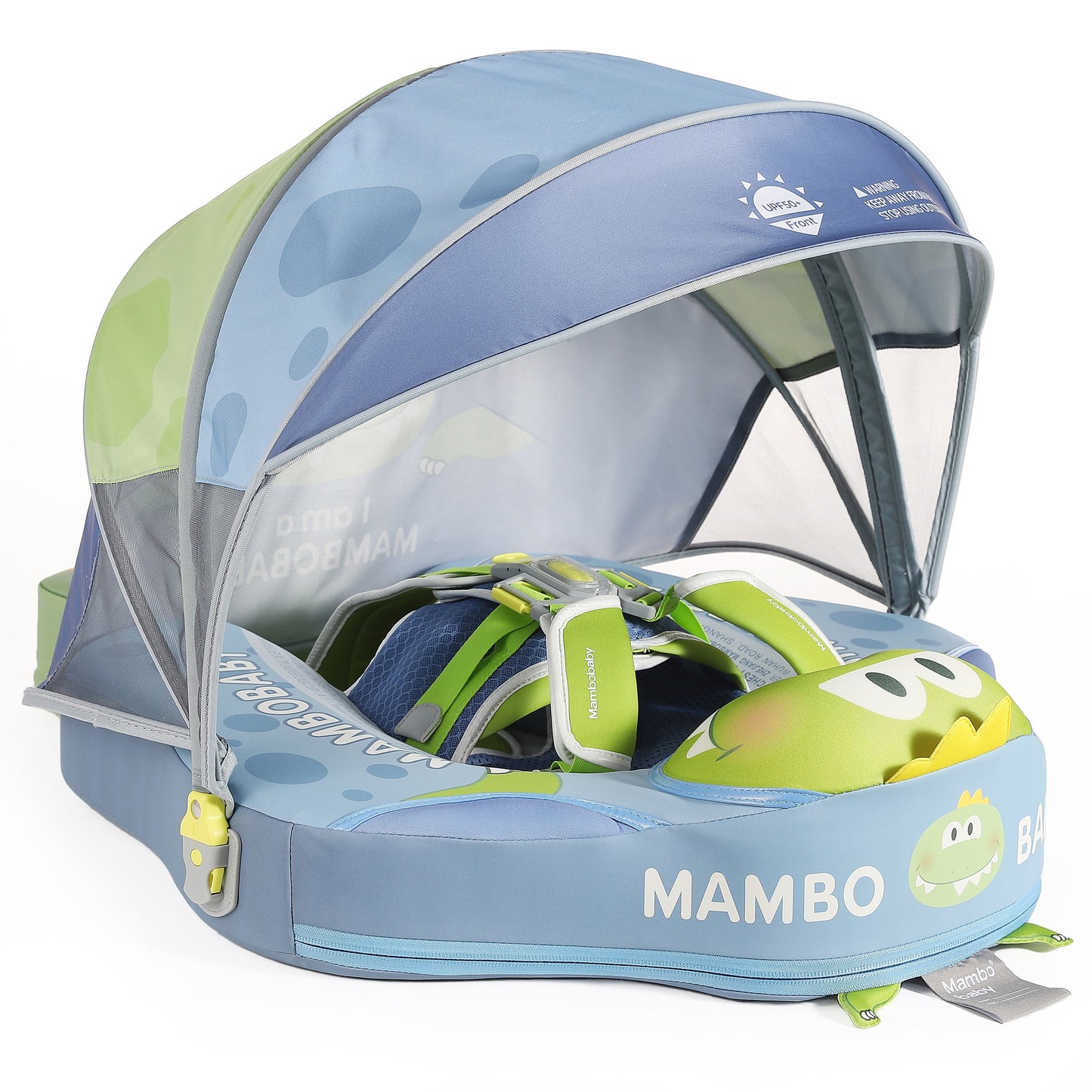 Mambobaby™ Baby Swim Float with Canopy & Safety Seat (3–24 Months) | T - Rex Cuddle Edition - 10790228-3d-cover-steamship-m - Proactive Baby