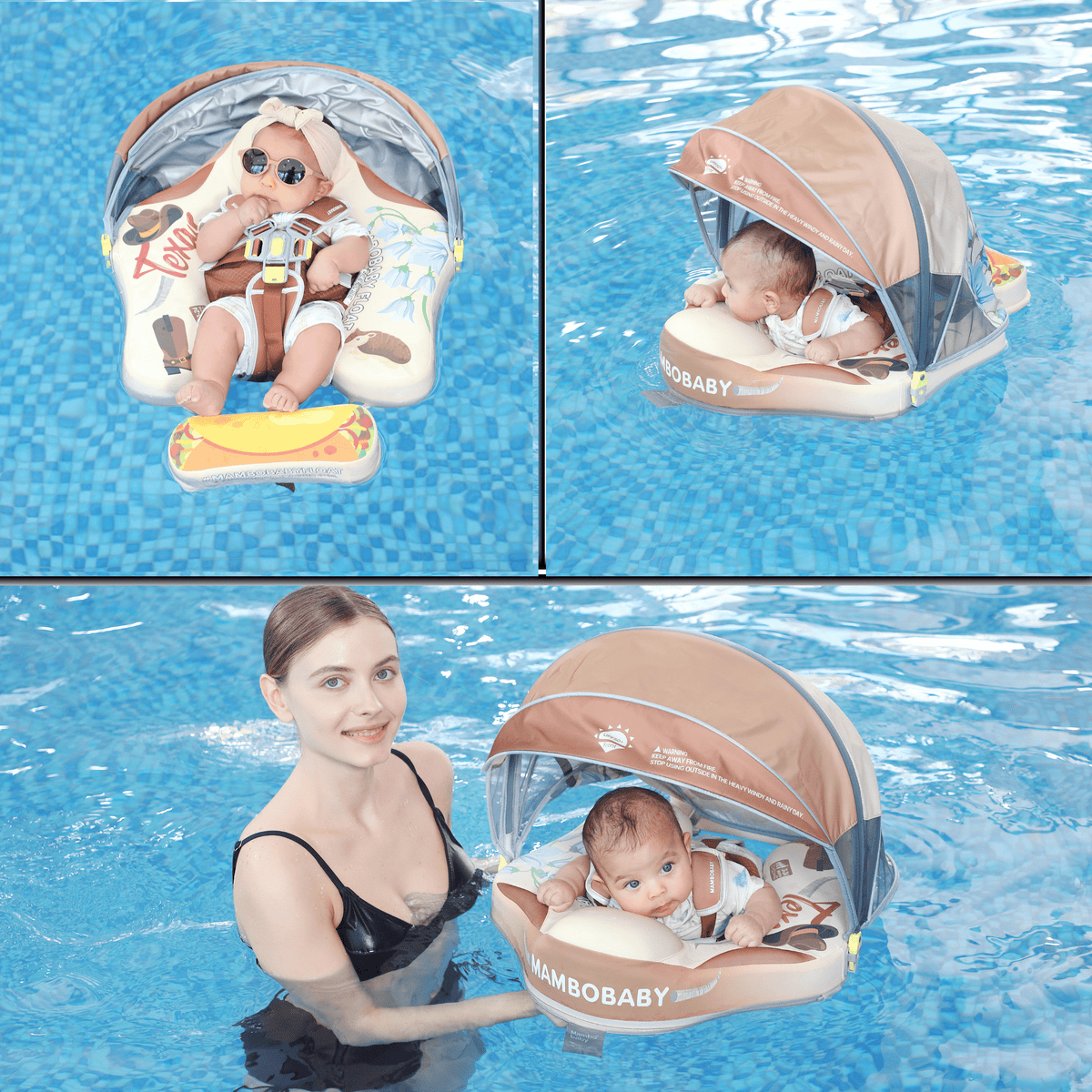 Mambobaby™ Baby Swim Float with Canopy & Safety Seat (3–24 Months) | Texas Rodeo Edition - 10790228-3d-cover-steamship-m - Proactive Baby