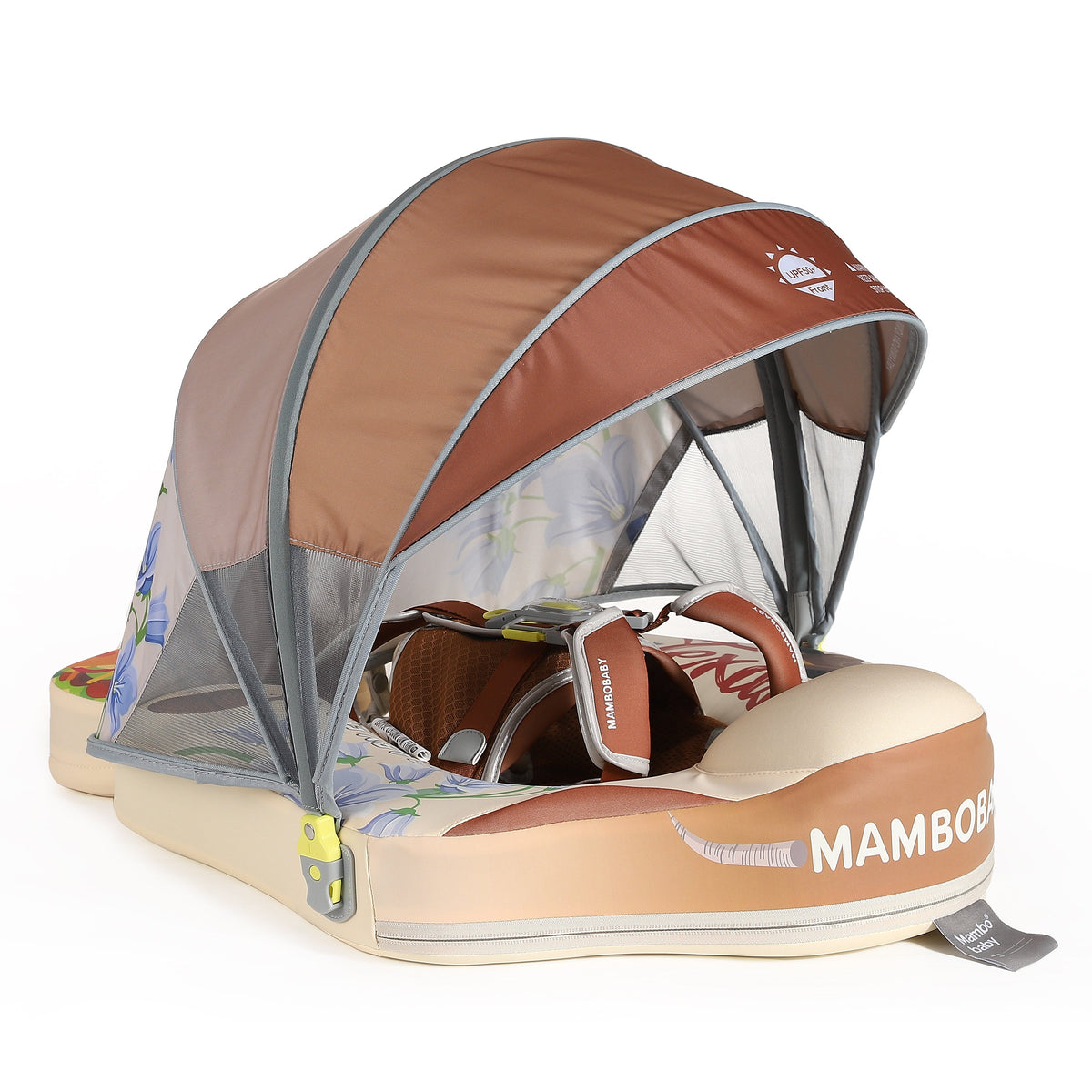 Mambobaby™ Baby Swim Float with Canopy & Safety Seat (3–24 Months) | Texas Rodeo Edition - 10790228-3d-cover-steamship-m - Proactive Baby