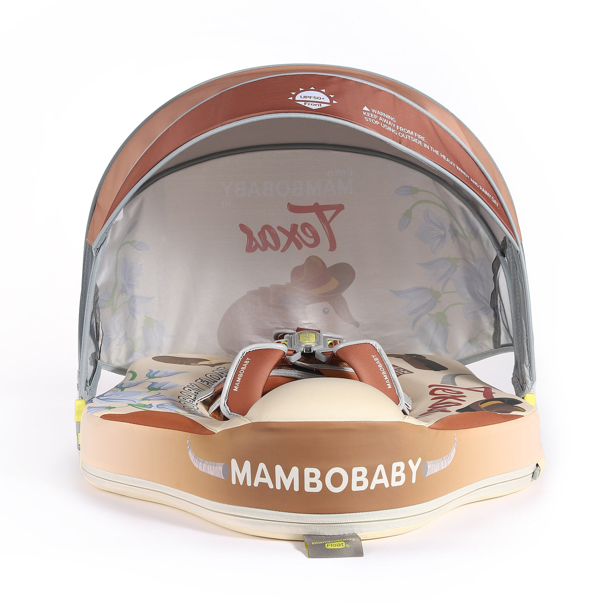 Mambobaby™ Baby Swim Float with Canopy & Safety Seat (3–24 Months) | Texas Rodeo Edition - 10790228-3d-cover-steamship-m - Proactive Baby