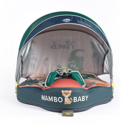 Mambobaby™ Baby Swim Float with Canopy & Safety Seat (3–24 Months) |Tropical Florida Edition - 10790228-3d-cover-steamship-m - Proactive Baby