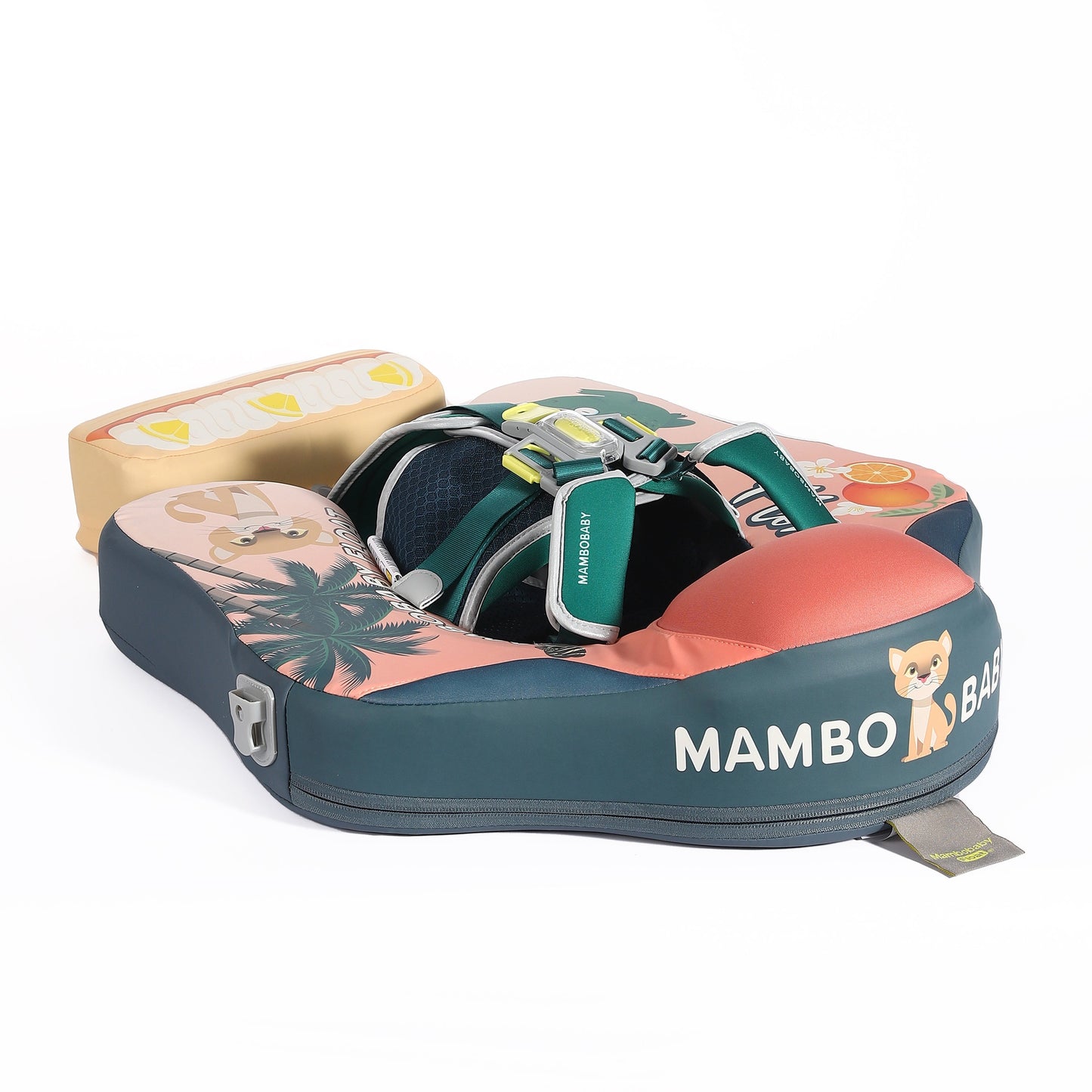 Mambobaby™ Baby Swim Float with Canopy & Safety Seat (3–24 Months) |Tropical Florida Edition - 10790228-3d-cover-steamship-m - Proactive Baby