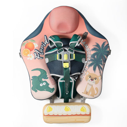 Mambobaby™ Baby Swim Float with Canopy & Safety Seat (3–24 Months) |Tropical Florida Edition - 10790228-3d-cover-steamship-m - Proactive Baby