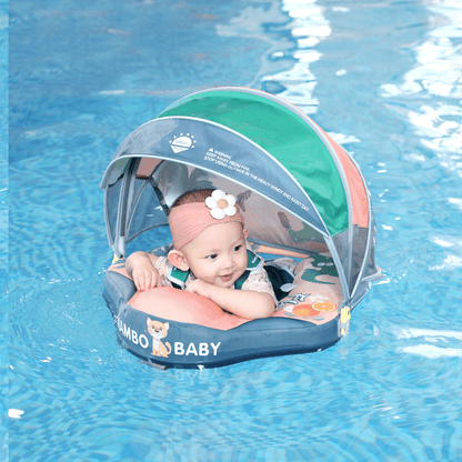 Mambobaby™ Baby Swim Float with Canopy & Safety Seat (3–24 Months) |Tropical Florida Edition - 10790228-3d-cover-steamship-m - Proactive Baby