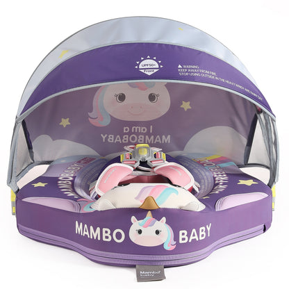 Mambobaby™ Baby Swim Float with Canopy & Safety Seat (3–24 Months) | Unicorn Cuddle Edition - 10790228-3d-cover-steamship-m - Proactive Baby