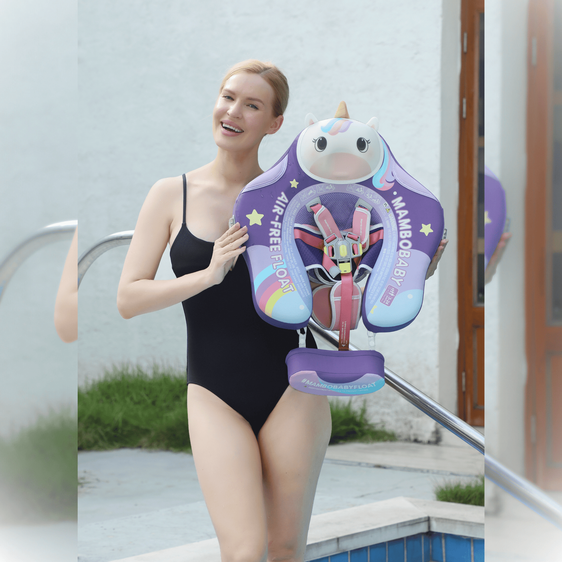 Mambobaby™ Baby Swim Float with Canopy & Safety Seat (3–24 Months) | Unicorn Cuddle Edition - 10790228-3d-cover-steamship-m - Proactive Baby