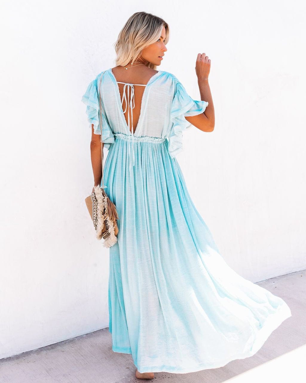 Teal Beach Dress