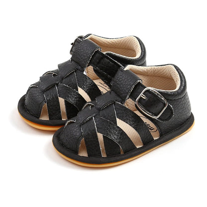 Proactive Baby Baby Footwear Black / 0-6 Months MYGGPP Stylish Baby Sandals For Your Little Ones