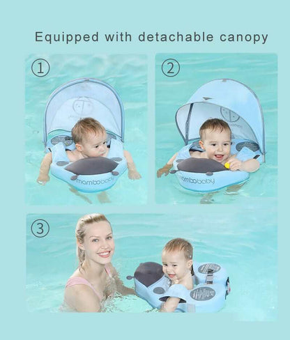 MamboBaby™ Shoulder Infant/Toddler Swim Float with Shade For 8-36 Months