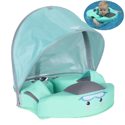 MamboBaby™ Waist Infant/Toddler Swim Float With Canopy For Age 8-48 Months