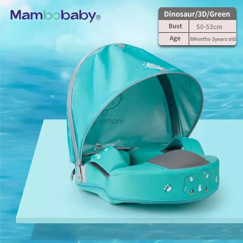 MamboBaby™ Waist Infant/Toddler Swim Float With Canopy For Age 8-48 Months