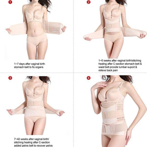 3 In 1 Postpartum Maternity Supports Slimming Belt Girdle Belly