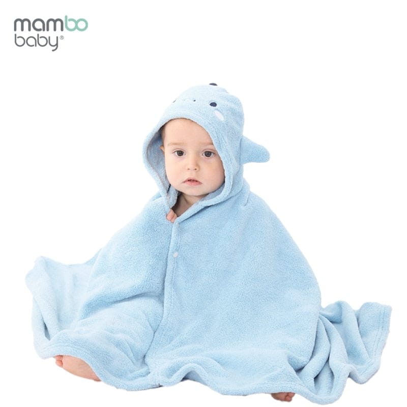 Proactive Baby Baby Bath Super Absorbent Towel For Newborn With Cute Embroidered & Hooded Style