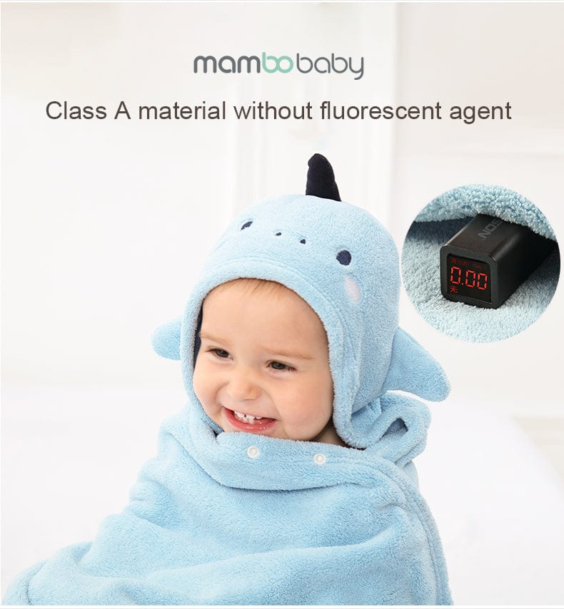 Proactive Baby Baby Bath Super Absorbent Towel For Newborn With Cute Embroidered & Hooded Style